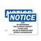 Signmission Stop No Trespassing This Is Private Property OSHA Notice Sign, Plastic, 10in W x 7in L, 2PK OS-2PACK-NS-P-710-L-18482 - alternate 1